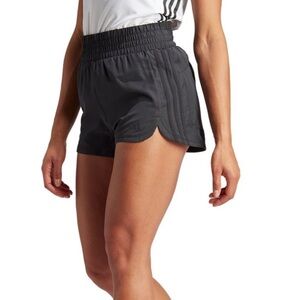 Adidas Women's Train Pacer Shorts 3 Stripe Dark Grey